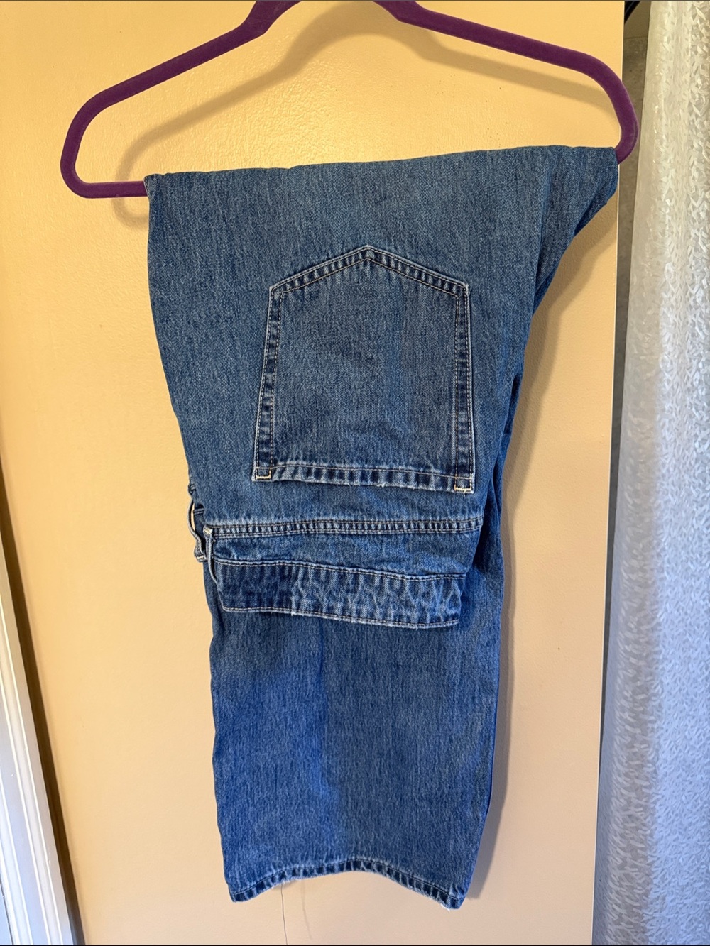 Hollister low rise baggy -Leg Classic Blue Denim Jeans 14